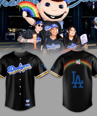 La Dodgers Pride Jersey - Celebrate In Style With Rainbow Design!