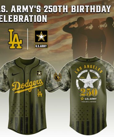 Limited Edition U.S. Army 250Th Anniversary Dodgers Jersey - Celebrate In Style!