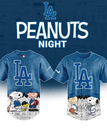 Official La Peanuts Night Jersey – Snoopy & Friends Baseball Shirt