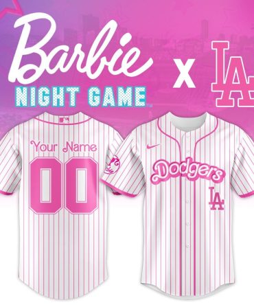 Custom Barbie Night Game Dodgers Jersey - Personalized La Style For Fans