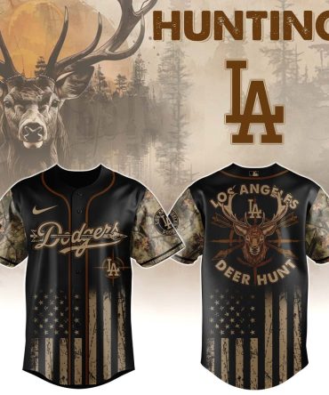 La Dodgers Deer Hunt Camo Jersey - Unique Hunting Apparel For Fans & Outdoors Enthusiasts