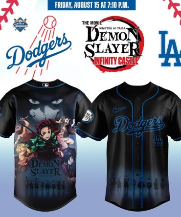Dodgers X Demon Slayer Limited Edition Jersey - Exclusive Anime Baseball Gear!