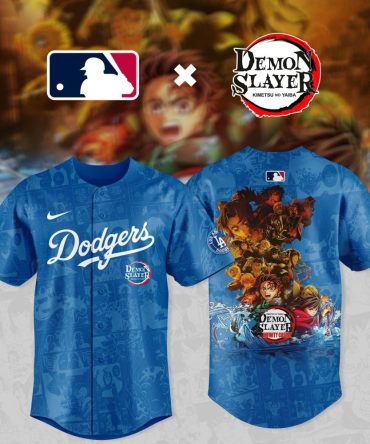 Limited Edition Dodgers X Demon Slayer Jersey – Exclusive Anime-Inspired Mlb Gear