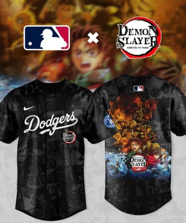 Dodgers X Demon Slayer Limited Edition Jersey – Anime Fans Must-Have! Official Mlb Apparel