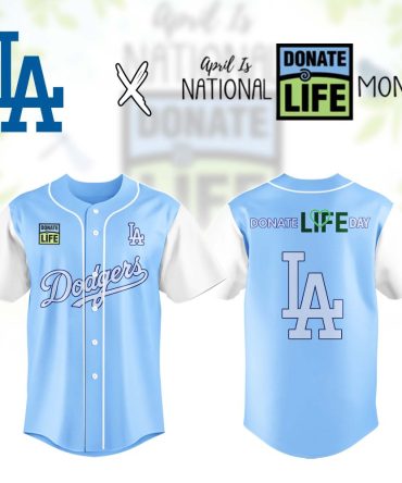 Limited Edition Dodgers Jersey - Celebrate Donate Life Month In Style!