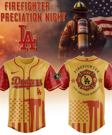 La Dodgers Firefighter Appreciation Jersey - Honor Heroes With Style