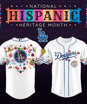 Celebrate Hispanic Heritage: Limited Edition Dodgers Jersey – Vibrant & Unique Design!