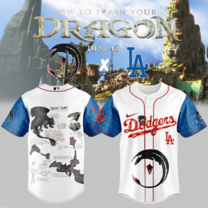 Limited Edition How To Train Your Dragon X La Baseball Jersey - Unisex Fan Apparel
