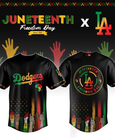 Celebrate Juneteenth In Style: Exclusive La Dodgers Freedom Day Jersey - Limited Edition!