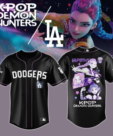 Kpop Demon Hunters X Dodgers Jersey - Limited Edition Anime-Inspired Baseball Shirt