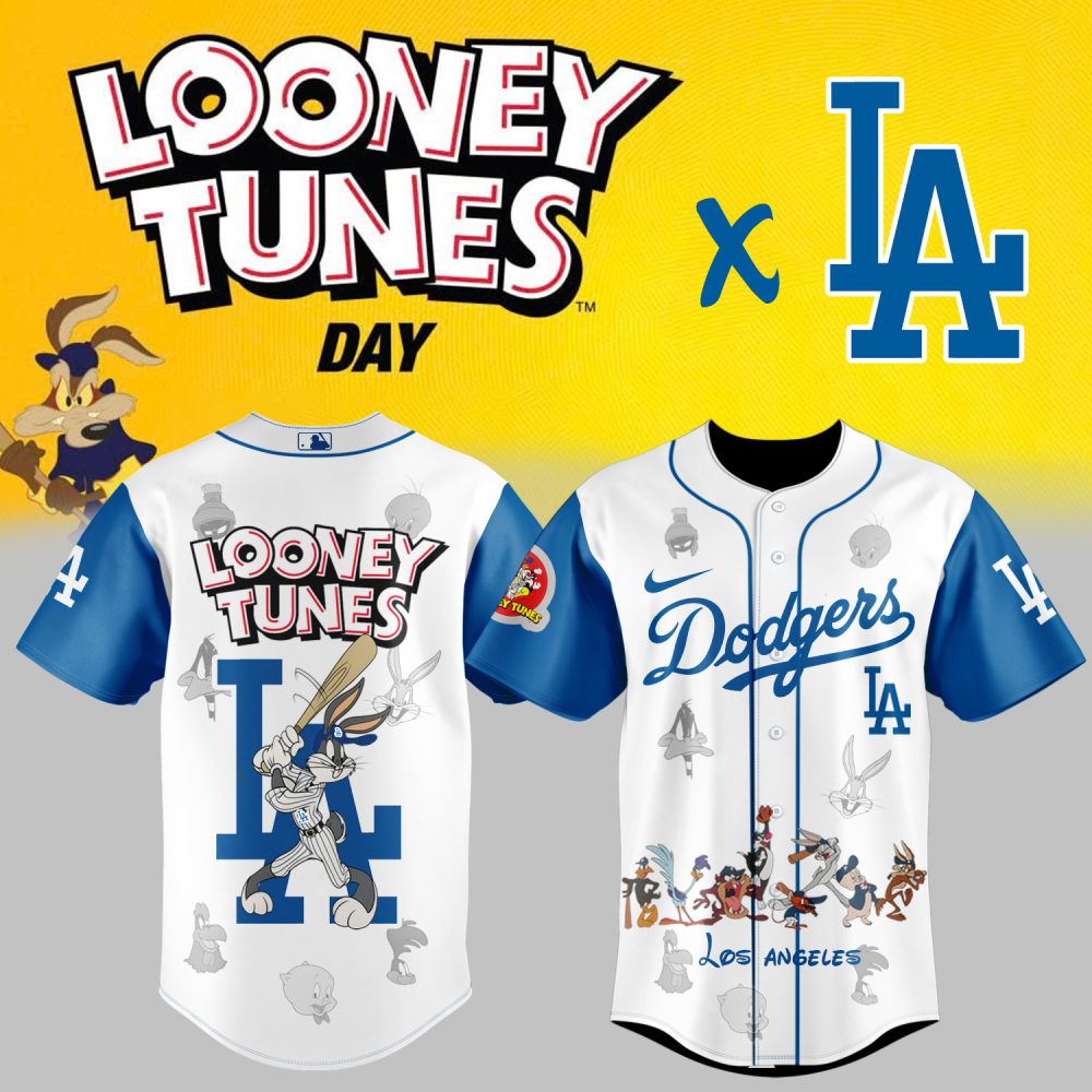 Limited Edition Looney Tunes X La Dodgers Jersey – Celebrate In Style!