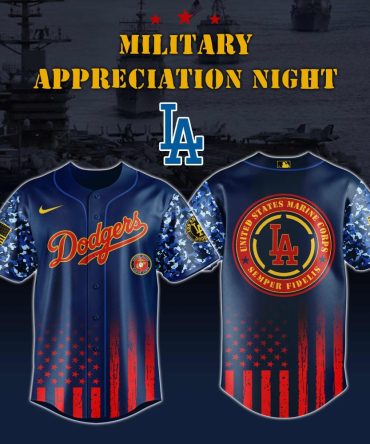 Military Appreciation Night Jersey - Dodgers Us Marines Edition