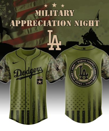Limited Edition La Dodgers Military Appreciation Jersey – Honor Veterans In Style!