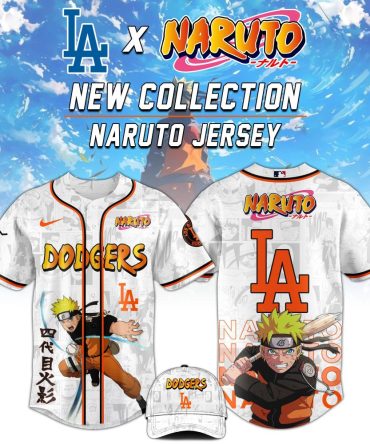 Limited Edition La X Naruto Baseball Jersey - Anime Fans Must-Have!