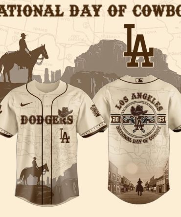 Limited Edition La Cowboys Baseball Jersey - Celebrate National Day Of Cowboy!