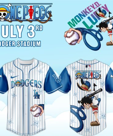 Limited Edition One Piece X Dodgers Jersey – Celebrate July 3Rd At Dodger Stadium!