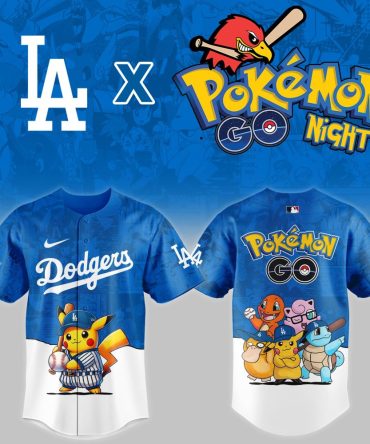 Dodgers X Pokémon Go Night Jersey – Limited Edition Pikachu Baseball Shirt