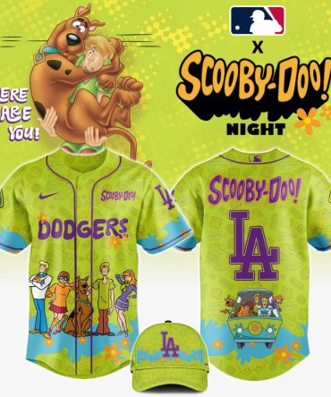 Scooby-Doo X Dodgers Limited Edition Jersey & Hat Set – Mlb Fan Gear