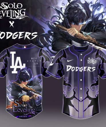 Limited Edition Solo Leveling X Dodgers Baseball Jersey – Anime Fans Must-Have!