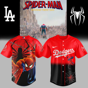 Spider-Man Dodgers Baseball Jersey – Limited Edition Fan Gear