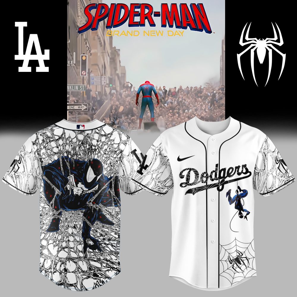 La Dodgers Spider-Man Limited Edition Jersey – Marvel X Mlb Fan Gear