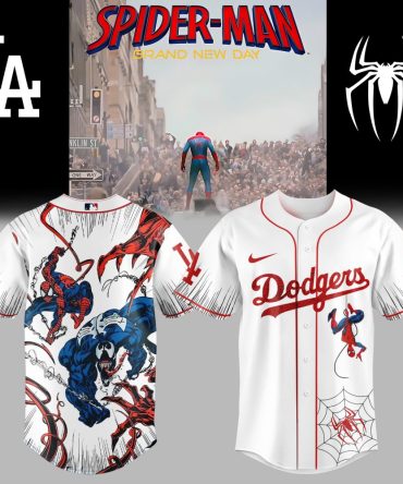 Limited Edition Spider-Man X Dodgers Jersey – Ultimate Fan Gear For Marvel & Mlb Lovers!