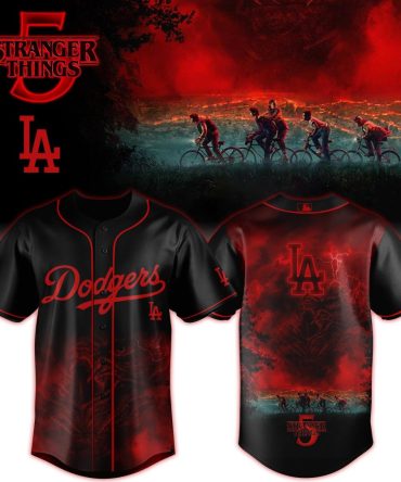 Stranger Things X La Dodgers Baseball Jersey - Limited Edition Fan Gear