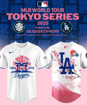 Limited Edition 2025 Tokyo Series La Dodgers Jersey - Mlb World Tour Exclusive
