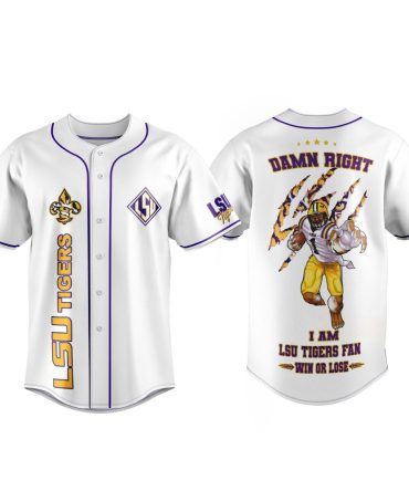 Lsu Tigers Fan Jersey - Bold Design, Perfect For Game Day Passion!
