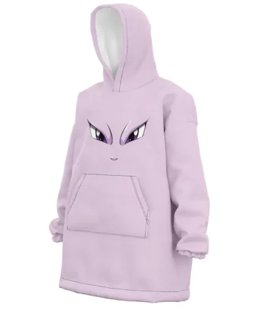 Mewtwo Pokemon Hooded Blanket Hoodie