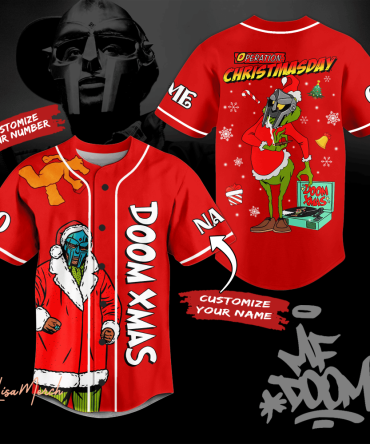 Customizable Doom Xmas Jersey - Unique Christmas Gift, Add Your Name & Number!