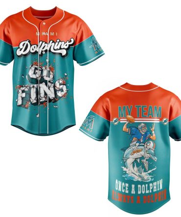 Miami Dolphins Go Fins Jersey - Vibrant Fan Apparel, Perfect For Game Day!