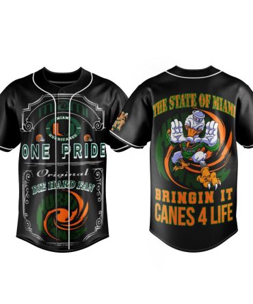 Miami Hurricanes Fan Jersey - Die Hard Pride Design, Ultimate Game Day Gear