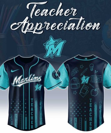 Teacher Appreciation Marlins Jersey - Celebrate Educators With Style & Pride!
