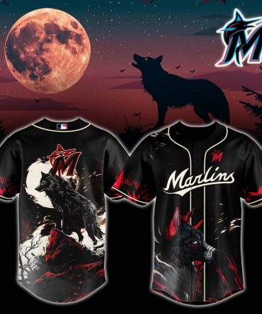 Majestic Wolf Baseball Jersey – Unique Moonlit Design For Fans & Collectors