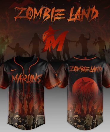 Zombie Land Baseball Jersey - Spooky Halloween Sportswear For Fans