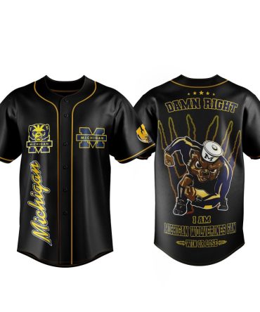 Michigan Wolverines Fan Jersey - Bold Design, Perfect For Game Day Enthusiasts