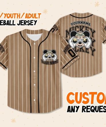 Personalized Youth/Adult Baseball Jersey - Custom Name & Design - Perfect Gift!