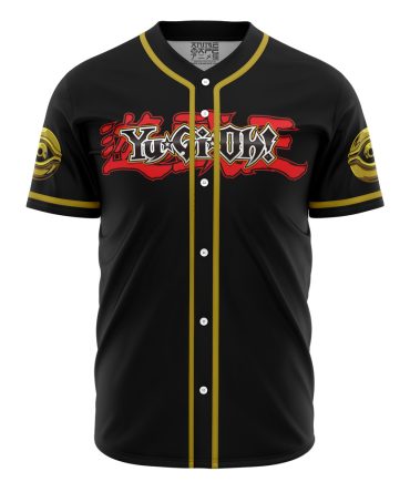 Yu-Gi-Oh! Black Baseball Jersey - Stylish Anime Apparel For Fans