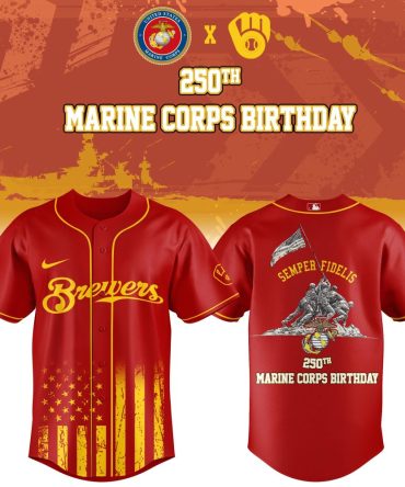 Celebrate 250Th Marine Corps Birthday - Limited Edition Brewers Jersey