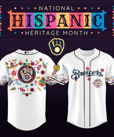 Celebrate Hispanic Heritage Month: Limited Edition Brewers Jersey – Vibrant Design, Perfect For Fans!
