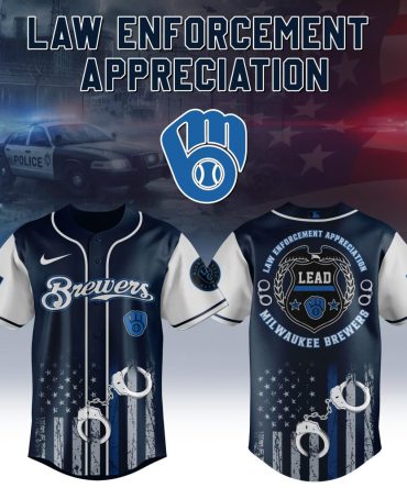 Milwaukee Brewers Law Enforcement Tribute Jersey - Honor & Style Combined