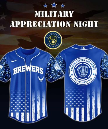 Brewers Military Appreciation Jersey – Honor Veterans With Style & Comfort!