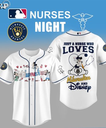 Milwaukee Brewers Nurses Night Jersey – Disney-Inspired Baseball Shirt For Healthcare Heroes
