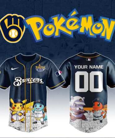 Custom Pokémon Baseball Jersey – Personalized Name & Number, Fan Favorite!