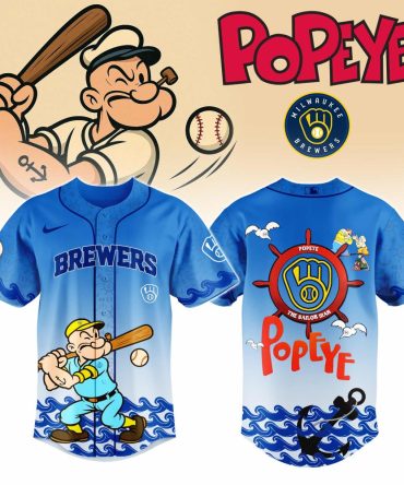 Official Popeye Brewers Baseball Jersey - Limited Edition Fan Gear