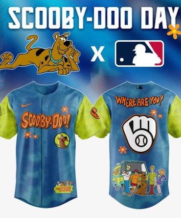 Scooby-Doo X Mlb Limited Edition Baseball Jersey – Perfect For Fans! 🎉