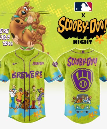 Scooby-Doo X Mlb Brewers Limited Edition Green Jersey – Collectible Fan Gear