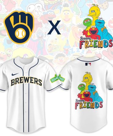 Brewers X Sesame Street Friends Jersey - Limited Edition Fan Gear For Kids & Adults
