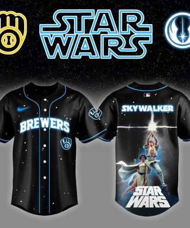 Star Wars Brewers Baseball Jersey - Skywalker Design , Limited Edition Fan Gear